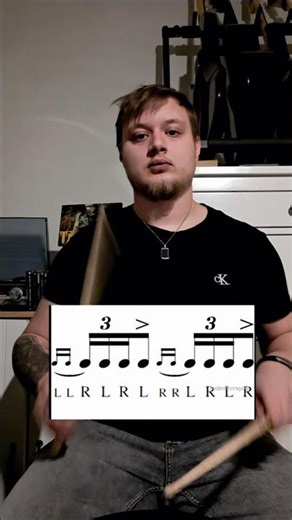 16th note triplets roll #exercise #drums