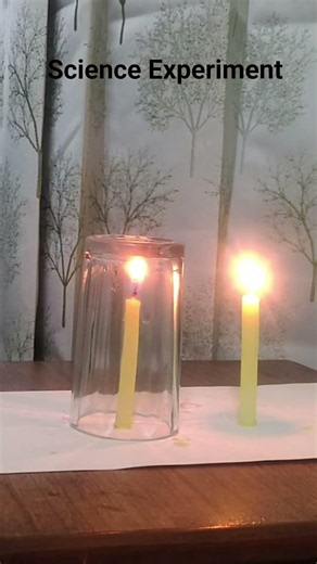 Science Experiment - Oxygen helps in burning.