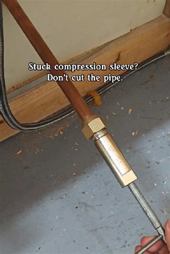 Effective Tool for Removing Seized Compression Fittings