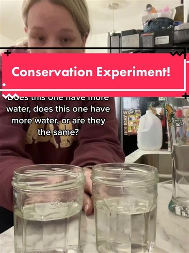 Piaget's Water Conservation Experiment