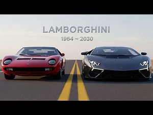 “You Won’t Believe How Lamborghini Changed 😱 1964–2030 Evolution!”