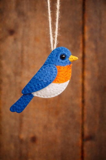 Eastern Bluebird, PDF, Sewing PATTERN, Felt, Cute, Kids, Felt, Decor, Activity, Diy, Holiday, Gift, Fun, Bird, Ornament, Blue, Christmas, - Etsy