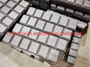 [Hot Item] 700bhn Cast White Iron Chocky Wear Bars Crmo Chock Blocks CB40, CB50, CB65