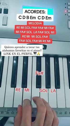 Piano Cristiano | Alabanzas Cristianas Teclado on Instagram: "Tutorial de Piano/Teclado Alabanzas Cristianas 🎹🙏 #piano #pianotutorial #pianocover #pianocristiano #musicacristiana #músicacristiana #adoracion #biblia #jesus #fé #amor #paz #Dios #diosesbueno #DiosEsFiel #diosesamor #tecladista #latierracanta #barak #reels #viral #viralreels #cristo #cristoteama #adoracion #motivacion #god #salvacion #inspiracion #gloriaadios #mexico Dios - Fe - Jesús - Amor - Biblia - Música Cristiana - Adoración