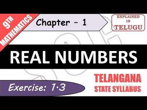 EXERCISE 1.3 | TG-CLASS 9TH-MATHS-CHAPTER 1-REAL NUMBERS ||
