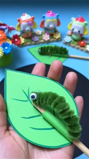 easy craft idea 💡 #tutorial #creativeclayideas #artandcraft #craft