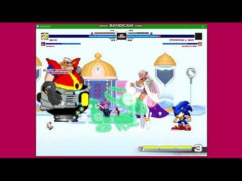 MUGEN REQUEST:Eko Kazu And Sonic Vs Parace And Dr Robotnik|MUGEN ALL STARS 1.1B💞