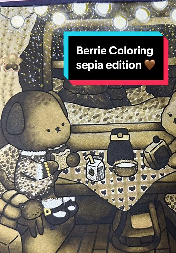 Exploring Sepia Tones in Coloring