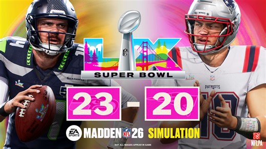 Madden Super Bowl LX Simulation Predicts Close Seahawks Win
