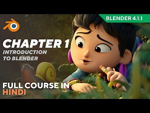 Installing blender and Interface overview in Hindi