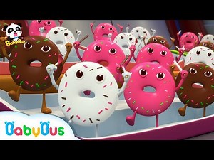 Donut Sports Competition | Ice Cream, Candy Song, Hamburger Song | Pretend Play | Baby Song |BabyBus - Videos For Kids