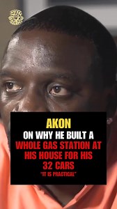 "It was just practical" AKON keeps it real why he has a full-fledged operational gas station at his house to service his 32-car fleet on Drink Champs | Drink Champs