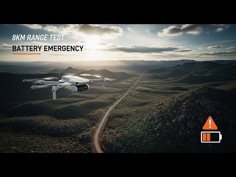 DJI Mini 5 Pro Range Test – 8KM Flight Ends in a Shocking Battery Emergency