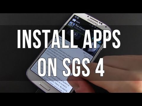 Samsung Galaxy S4: how to install apps from Google Play or Samsung Apps
