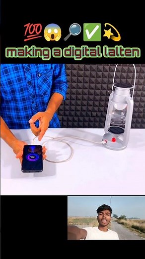 how to make lalten | How To Make Hurricane Light | सोलर से चार्ज होने वाला लालटेन With Mobile Charge
