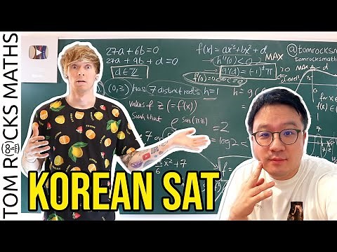 Korean SAT Exam Question with ‪@drpkmath12345‬