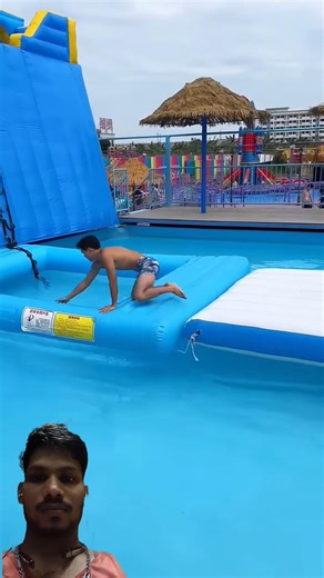 water obstacle course! #WaterSports #WaterPark #Thriller... Unfold#