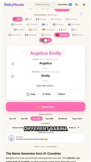 Portuguese baby names are the most underrated | BabyNa.me #Shorts