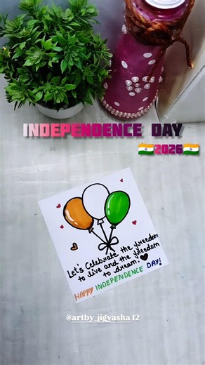 Independence Day Card Making Easy 🇮🇳 | 15 August DIY Card #Shorts #viral