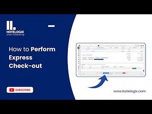 How to Perform Express Check-out | Hotel PMS Tutorial