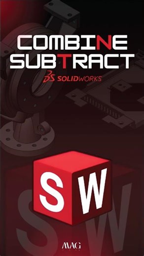 How To Make Cavity With Subtract in Solidworks ✨ #solidworks #solidworkstutorial #cad #design