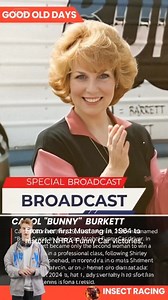 Carol ‘Bunny’ Burkett was a true pioneer of drag racing. From her first Mustang in 1964 to historic NHRA Funny Car victories, she broke barriers for women on the strip. A champion, a survivor, a legend—her legacy will forever roar down the quarter mile. 🏁🔥 #legend #dragracing #legends | Insect Racing