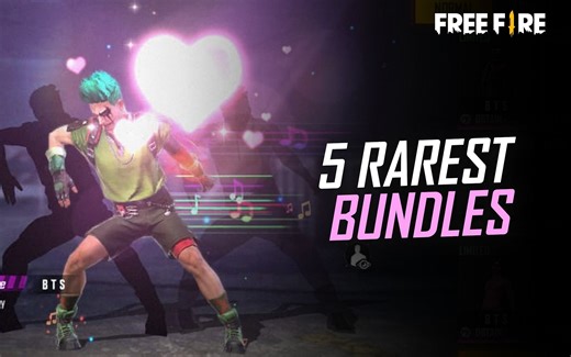 5 rarest Free Fire bundles like Criminal bundle as of OB33 version