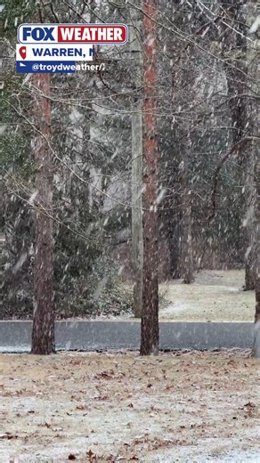 WEEKEND SNOW ❄️: Snowfall is making its way along up the I-95 corridor as more rounds of fresh powder look to come into the Northeast throughout the weekend. | FOX Weather