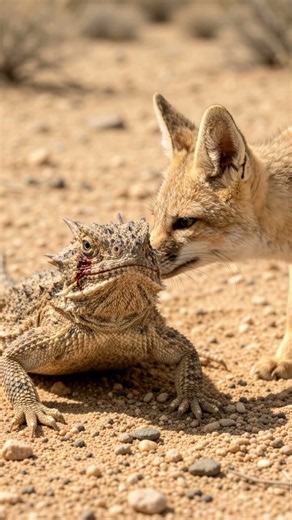 The Lizard That Shoots Blood From Its Eyes #TexasHornedLizard #HornedLizard #AnimalFacts #Wildlife