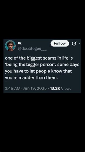 not always the bigger person | Subscribe for more #motivation 😊👍