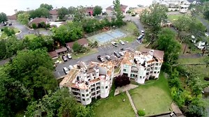 WATCH: Drone video shows damage left by possible tornado in Lake Hamilton area