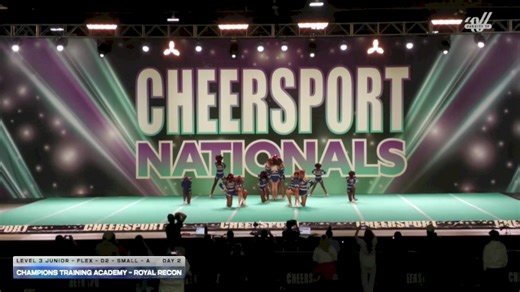 Champions Training Academy - Royal Recon [2026 L3 Junior - Flex - D2 - Small - A Day 2] 2026 CHEERSPORT National All Star Cheerleading Championship