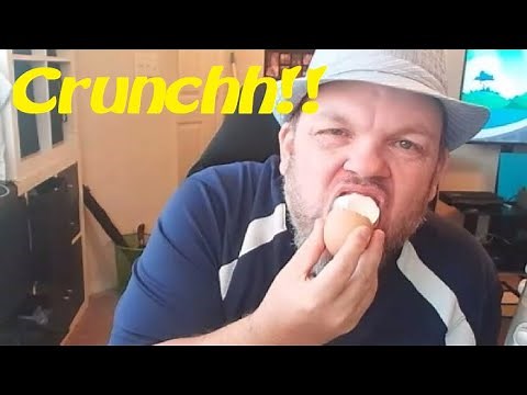 Eating the EggSHELL With The Egg (Yes Shells Are Edible As Well As Healthy)