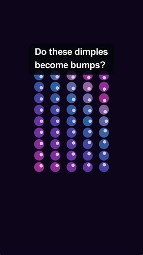 Do These Dimples Become Bumps? Optical Illusion #shorts #ShapeFromShading