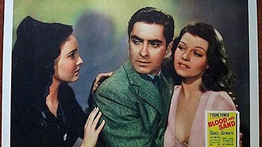 Blood and Sand 1941 with Tyrone Power, Linda Darnell, Rita Hayworth, and Anthony Quinn