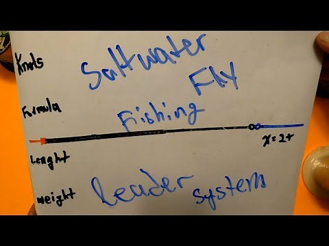 How to Tie & Make Your Own SALTWATER FLY FISHING LEADER SYSTEM - Quick & Easy