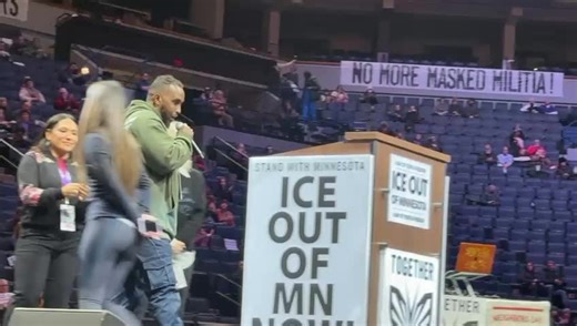 1st time on stage with thousands watching at Target Center Arena. Alhamdulila.