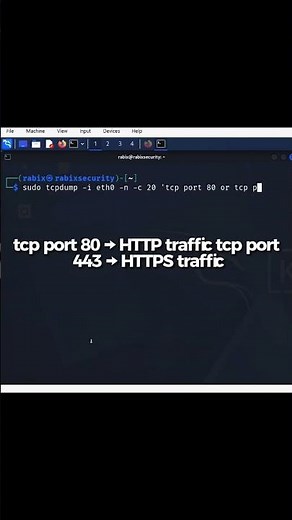 📡 Capture HTTP & HTTPS Traffic with tcpdump 🔐