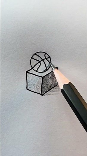 How to drawing 3d basketball #3ddrawing #basketballdraw #easydrawing