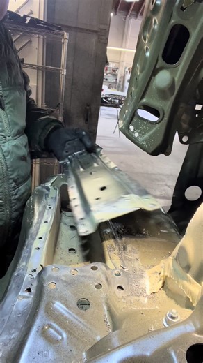 Removing Floor Brace for New Subaru Floor Pan