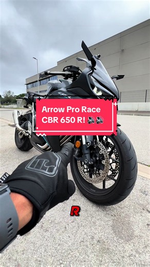 Arrow Pro Race CBR 650 R! 🔊🔊 #honda #cbr #moto #taller #fyp