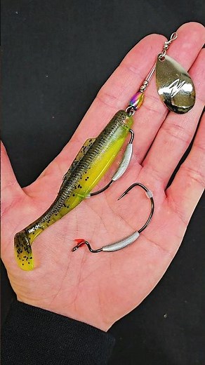 Homemade Inline Spinner with Z-Man ZWG Hook, Sling BladeZ and DieZel MinnowZ