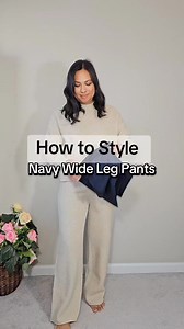 150K views · 457 reactions | Navy wide-leg pants are versatile and...