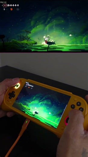 Hollow Knight on the Retroid Pocket 6 #emulation #retrogaming #gaming #hollowknight #retroidpocket6