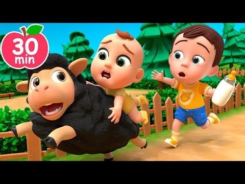 🐑 Baba Black Sheep Long Version Story | Cute Baby Cartoon | Nursery Rhyme for Kids