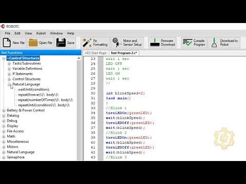 6 Using Variables in RobotC