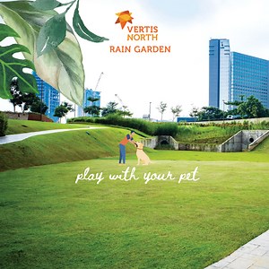 Enjoy the green, open space of Vertis North Rain Garden and energize your mind and body! #VertisNorthPH | Vertis North