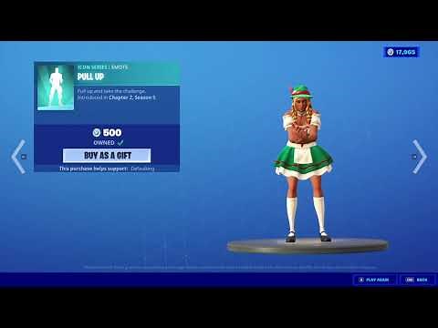 Fortnite PULL UP Emote Showcase!