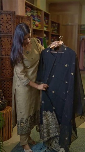 Chanderi Cotton Suit – Timeless style with all-day comfort.