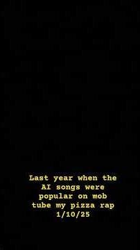 Never before released pizza rap song from last year never put it out 1/10/25 first time played here